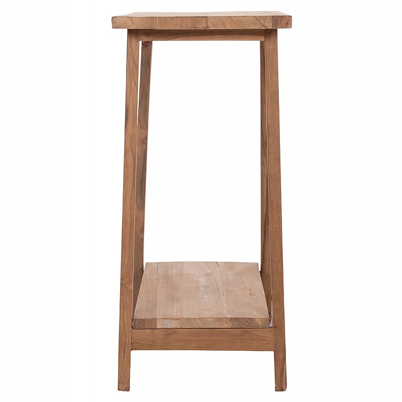 ΚΟΝΣΟΛΑ TALIBER HM18257 ΞΥΛΟ TEAK ΣΕ ΦΥΣΙΚΟ ΧΡΩΜΑ 100x40x85Υεκ.
