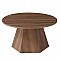 ΤΡΑΠΕΖΙ ΣΑΛΟΝΙΟΥ CARPEN HM18269 MDF ΜΕ ΕΠΕΝΔΥΣΗ PAPERWOOD Φ80x45Υεκ.