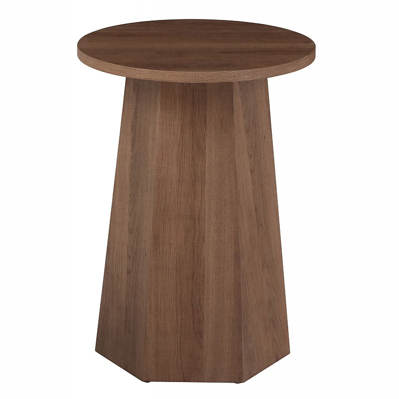 ΤΡΑΠΕΖΙ ΣΑΛΟΝΙΟΥ CARPEN HM18270 MDF ΜΕ ΕΠΕΝΔΥΣΗ PAPERWOOD Φ40x55Υεκ.