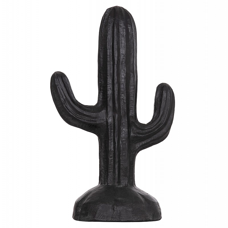 ΔΙΑΚΟΣΜΗΤΙΚΟΣ ΚΑΚΤΟΣ ΔΑΠΕΔΟΥ CACTUS HM4386.01S ΓΥΨΟΣ ΣΕ ΜΑΥΡΟ 42x30x74Υεκ.