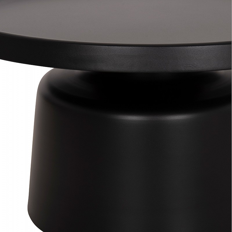 ΣΕΤ 2 ΤΡΑΠΕΖΙΑ ΣΑΛΟΝΙΟΥ RINKON2 HM18304.02 ΜΕΤΑΛΛΟ ΣΕ ΜΑΥΡΟ Φ49εκ & Φ69εκ