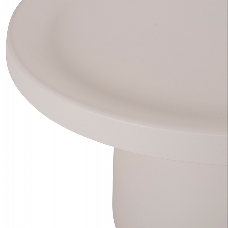 ΣΕΤ 2 ΤΡΑΠΕΖΙΑ ΣΑΛΟΝΙΟΥ RINKON2 HM18304.01 ΜΕΤΑΛΛΟ ΣΕ ΛΕΥΚΟ Φ49εκ & Φ69εκ