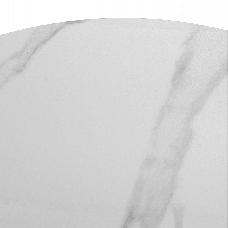 ΣΕΤ 2 ΤΡΑΠΕΖΙΑ ΣΑΛΟΝΙΟΥ LIDOX HM18306.02 SINTERED STONE TOP- SNOW WHITE ΧΡΩΜΑ Φ50 & Φ70