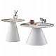 ΣΕΤ 2 ΤΡΑΠΕΖΙΑ ΣΑΛΟΝΙΟΥ RIDGE(X) HM18307.01 SINTERED STONE TOPS--ΒΑΣΕΙΣ ΛΕΥΚΕΣ Φ50 & Φ70 ΣΕΤ 2 ΤΡΑΠΕΖΙΑ ΣΑΛΟΝΙΟΥ RIDGE(X) HM18307.01 SINTERED STONE TOPS--ΒΑΣΕΙΣ ΛΕΥΚΕΣ Φ50 & Φ70