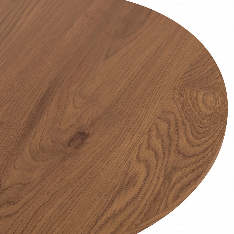 ΣΕΤ 2 ΤΡΑΠΕΖΙΑ ΣΑΛΟΝΙΟΥ JENNEL(X) HM18308.01 ΜΕΤΑΛΛΟ ΛΕΥΚΟ--MDF ΣΕ ΦΥΣΙΚΟ Φ50εκ & Φ70εκ