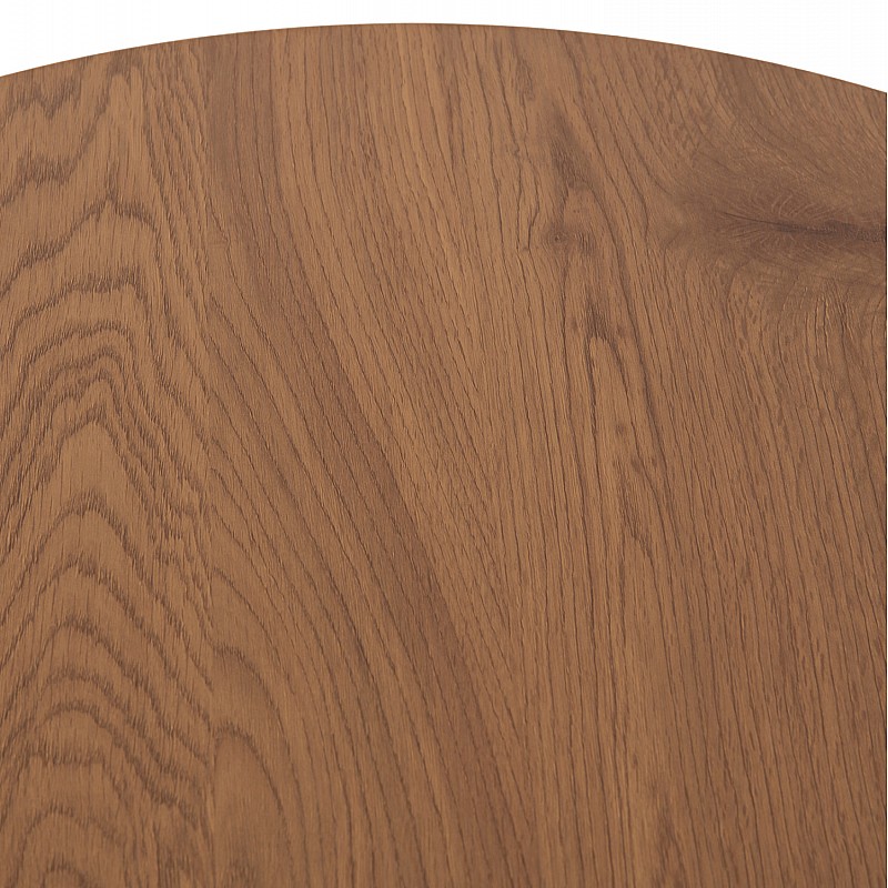 ΣΕΤ 2 ΤΡΑΠΕΖΙΑ ΣΑΛΟΝΙΟΥ JENNEL(X) HM18308.04 ΜΕΤΑΛΛΟ ΣΑΜΠΑΝΙ--MDF ΣΕ ΦΥΣΙΚΟ Φ50εκ & Φ70εκ