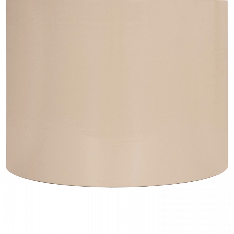 ΣΕΤ 2 ΤΡΑΠΕΖΙΑ ΣΑΛΟΝΙΟΥ BELLINS HM18313.04 ΜΠΕΖ ΜΕΤΑΛ.ΒΑΣΕΙΣ--ΓΥΑΛΙ Φ50εκ & Φ80εκ