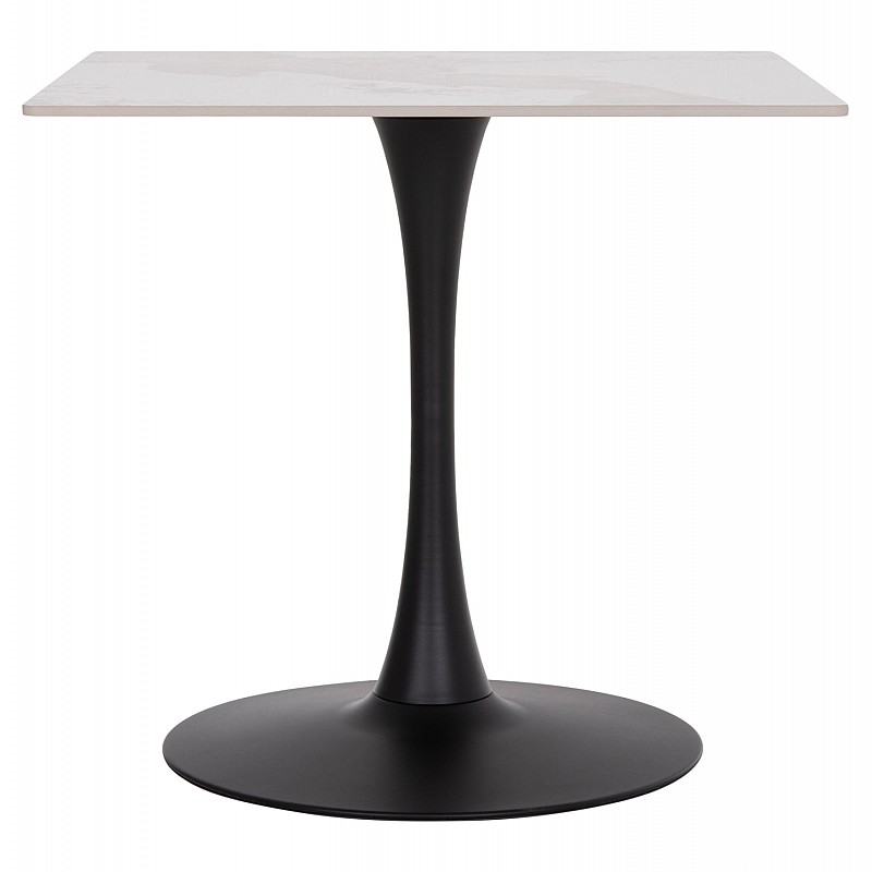 ΤΡΑΠΕΖΙ ΤΡΑΠΕΖΑΡΙΑΣ TETRAN HM18315.02 ΒΑΣΗ ΜΑΥΡΗ--SINTERED STONE PANDORA 80x80x73Υεκ