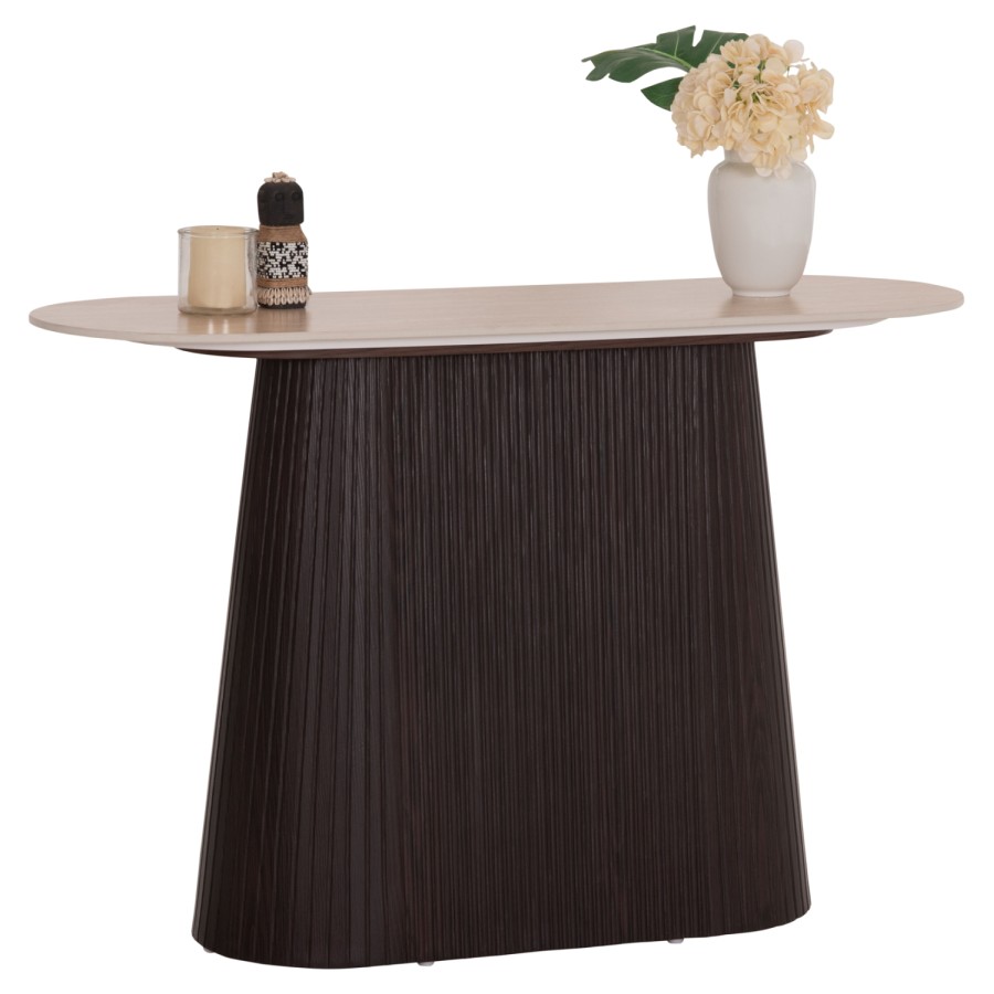 ΚΟΝΣΟΛΑ CATER HM18323 ΚΕΡΑΜΙΚΟ TOP ΟΨΗ ΤΡΑΒΕΡΤΙΝΑΣ-MDF ΒΑΣΗ 120x40x78Υεκ.