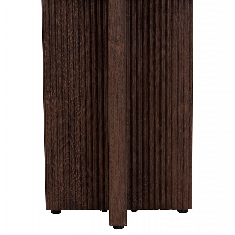 ΤΡΑΠΕΖΙ ΒΟΗΘΗΤΙΚΟ SKY HM18330 ΚΕΡΑΜΙΚΟ TOP ΟΨΗ ΤΡΑΒΕΡΤΙΝΑΣ-MDF ΒΑΣΗ ΚΑΦΕ Φ45x50Υεκ.