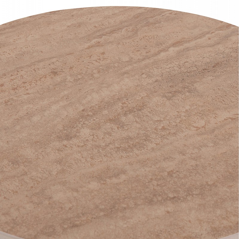 ΤΡΑΠΕΖΙ ΒΟΗΘΗΤΙΚΟ SKY HM18330 ΚΕΡΑΜΙΚΟ TOP ΟΨΗ ΤΡΑΒΕΡΤΙΝΑΣ-MDF ΒΑΣΗ ΚΑΦΕ Φ45x50Υεκ.