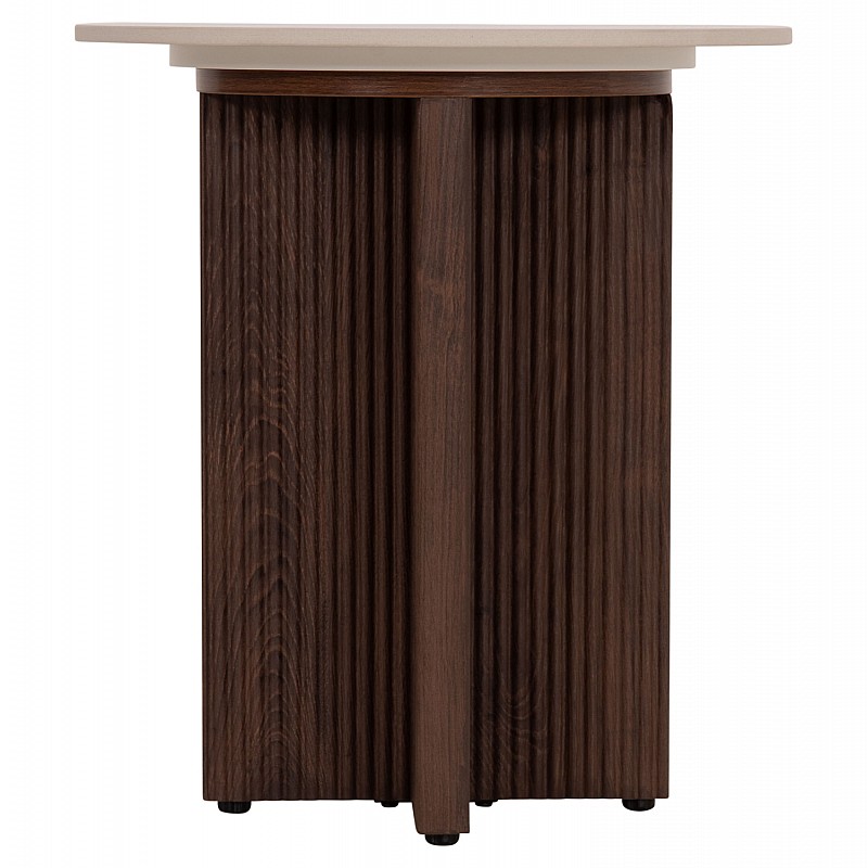 ΤΡΑΠΕΖΙ ΒΟΗΘΗΤΙΚΟ SKY HM18330 ΚΕΡΑΜΙΚΟ TOP ΟΨΗ ΤΡΑΒΕΡΤΙΝΑΣ-MDF ΒΑΣΗ ΚΑΦΕ Φ45x50Υεκ.