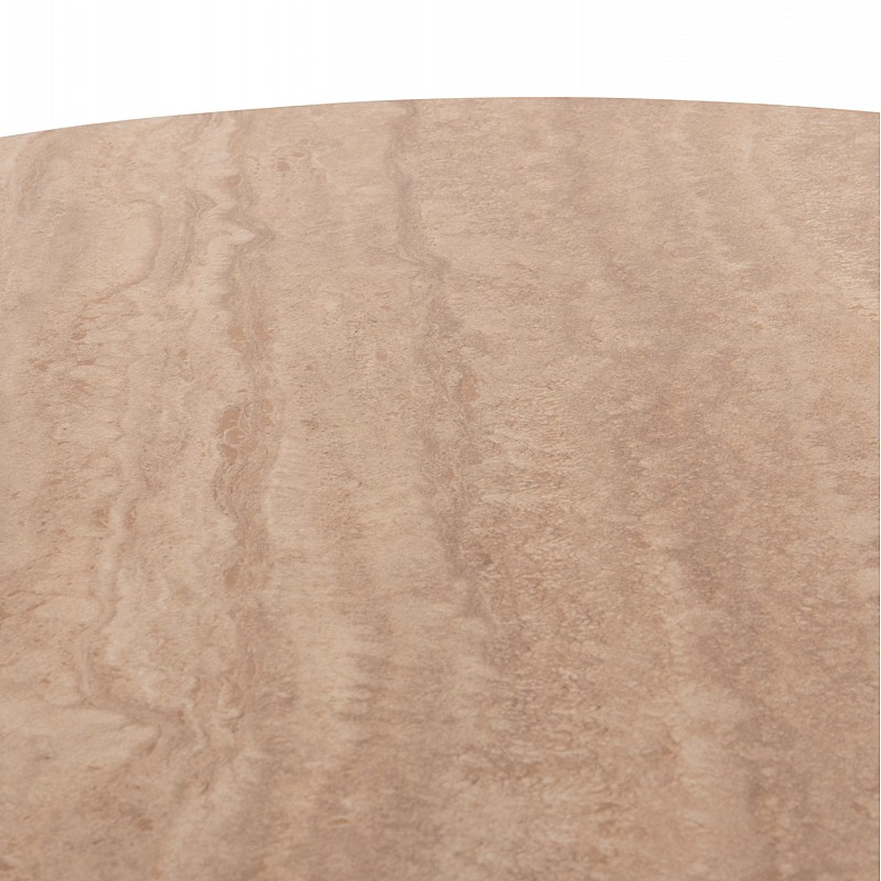 ΤΡΑΠΕΖΙ ΤΡΑΠΕΖΑΡΙΑΣ ΣΤΡΟΓΓΥΛΟ SKY HM18331 ΚΕΡΑΜΙΚΟ TOP ΟΨΗ ΤΡΑΒΕΡΤΙΝΑΣ Φ120x76Υεκ