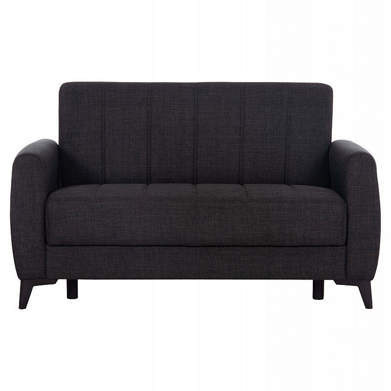 ΚΑΝΑΠΕΣ ΚΡΕΒΑΤΙ ΜΕ ΑΠΟΘ.ΧΩΡΟ ΔΙΘΕΣΙΟΣ NIKKO HM3293.01 ΓΚΡΙ ΥΦΑΣΜΑ 144x75x84Υεκ.