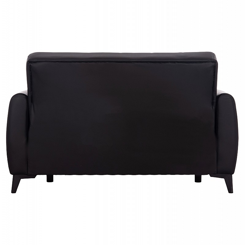 ΚΑΝΑΠΕΣ ΚΡΕΒΑΤΙ ΜΕ ΑΠΟΘ.ΧΩΡΟ ΔΙΘΕΣΙΟΣ NIKKO HM3293.11 ΜΑΥΡΟ PU 144x75x84Υεκ.