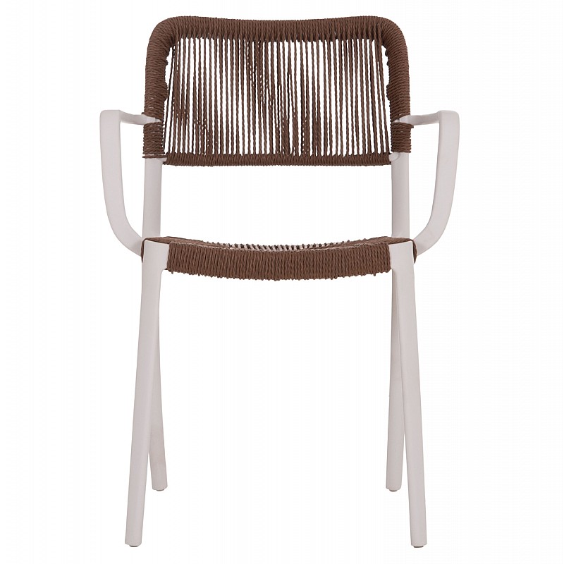 ΠΟΛΥΘΡΟΝΑ ΕΞ.ΧΩΡΟΥ STRIDER HM6391.01 ΛΕΥΚΟ ΠΟΛΥΠΡΟΠΥΛΕΝΙΟ--ΚΑΦΕ ΣΧΟΙΝΙ 57x53x80Υεκ.