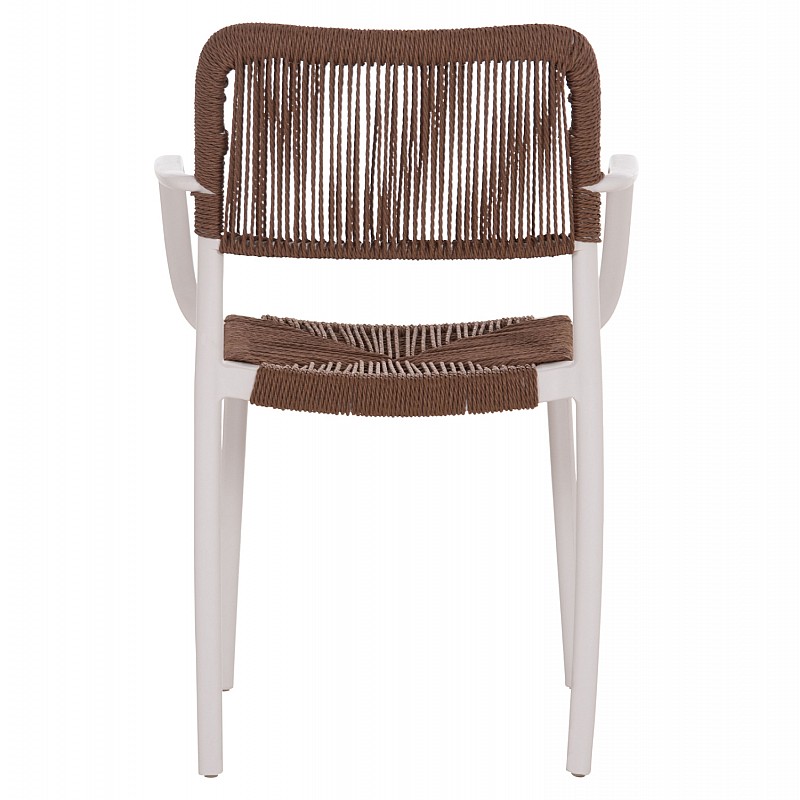 ΠΟΛΥΘΡΟΝΑ ΕΞ.ΧΩΡΟΥ STRIDER HM6391.01 ΛΕΥΚΟ ΠΟΛΥΠΡΟΠΥΛΕΝΙΟ--ΚΑΦΕ ΣΧΟΙΝΙ 57x53x80Υεκ.