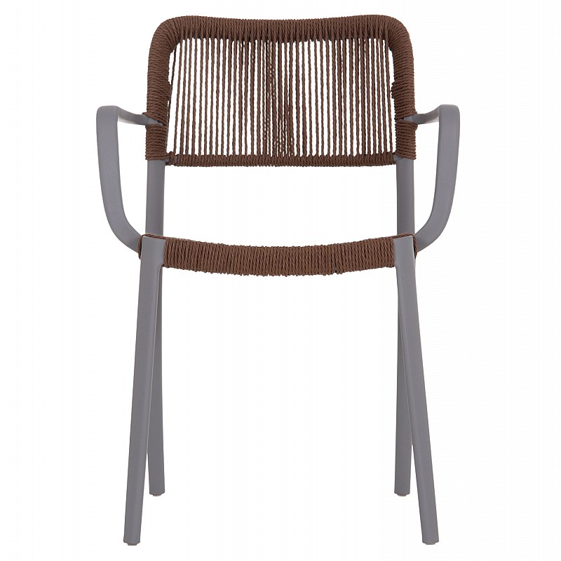 ΠΟΛΥΘΡΟΝΑ ΕΞ.ΧΩΡΟΥ STRIDER HM6391.03 ΓΚΡΙ ΠΟΛΥΠΡΟΠΥΛΕΝΙΟ--ΚΑΦΕ ΣΧΟΙΝΙ 57x53x80Υεκ.