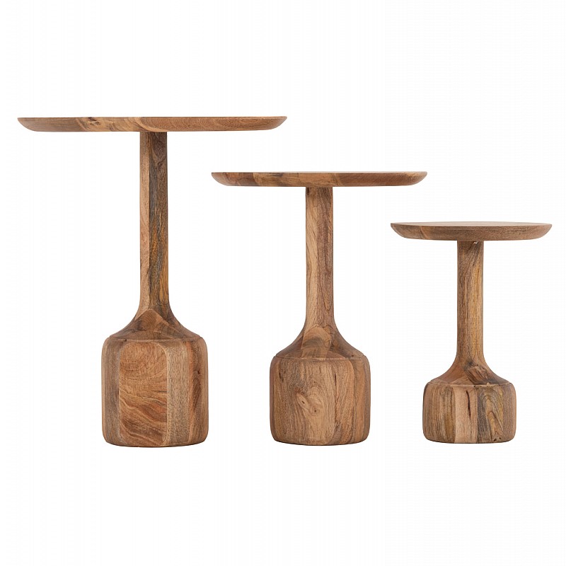 ΣΕΤ 3 ΣΤΡΟΓΓΥΛΑ ΤΡΑΠΕΖΑΚΙΑ ΣΑΛΟΝΙΟΥ GOBLET HM18348 ΞΥΛΟ ΑΚΑΚΙΑΣ Φ50x60Υεκ ΣΕΤ 3 ΣΤΡΟΓΓΥΛΑ ΤΡΑΠΕΖΑΚΙΑ ΣΑΛΟΝΙΟΥ GOBLET HM18348 ΞΥΛΟ ΑΚΑΚΙΑΣ Φ50x60Υεκ