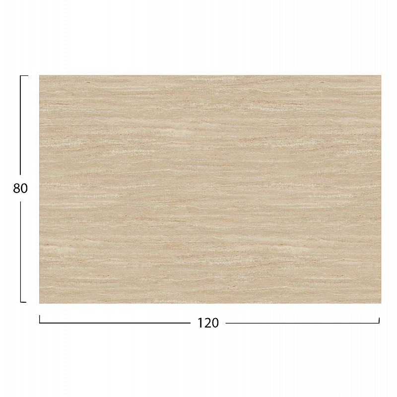 ΕΠΙΦΑΝΕΙΑ ΤΡΑΠΕΖΙΟΥ HPL ΟΡΘΟΓΩΝΙΑ HM5840.35 TRAVERTINE 120x80εκ.