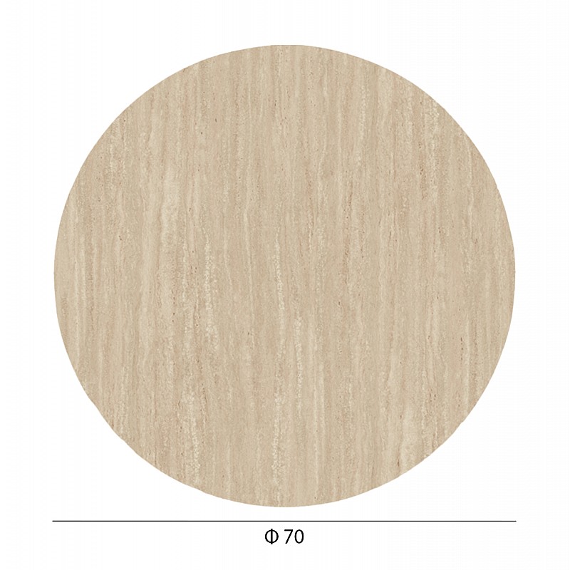 ΕΠΙΦΑΝΕΙΑ ΤΡΑΠΕΖΙΟΥ HPL ΣΤΡΟΓΓΥΛΗ HM5842.35 ΧΡΩΜΑ ΤΡΑΒΕΡΤΙΝΑΣ Φ70εκ.