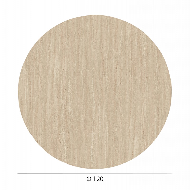 ΕΠΙΦΑΝΕΙΑ ΤΡΑΠΕΖΙΟΥ HPL ΣΤΡΟΓΓΥΛΗ HM6351.35 ΠΕΤΡΑ ΤΡΑΒΕΡΤΙΝΑ Φ120εκ.