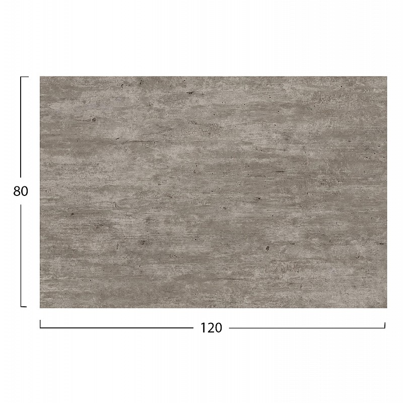 ΕΠΙΦΑΝΕΙΑ ΤΡΑΠΕΖΙΟΥ HPL ΟΡΘΟΓΩΝΙΑ HM5840.37 CONCRETE 120x80εκ.