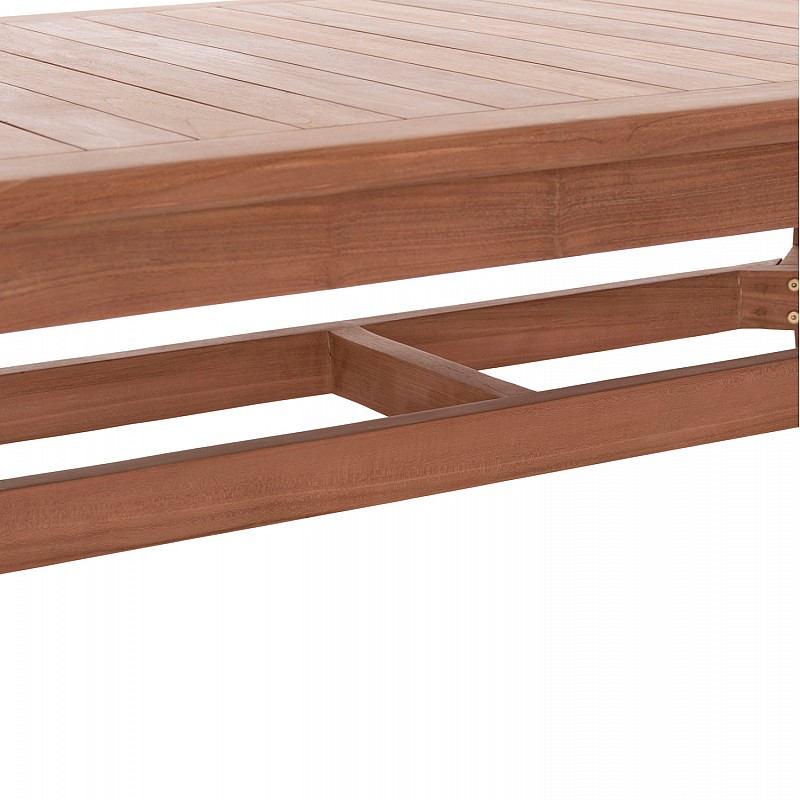 ΤΡΑΠΕΖΙ ΤΡΑΠΕΖΑΡΙΑΣ WONDER HM18116 ΞΥΛΟ TEAK--ΦΥΣΙΚΟ 180x91x75Υεκ.