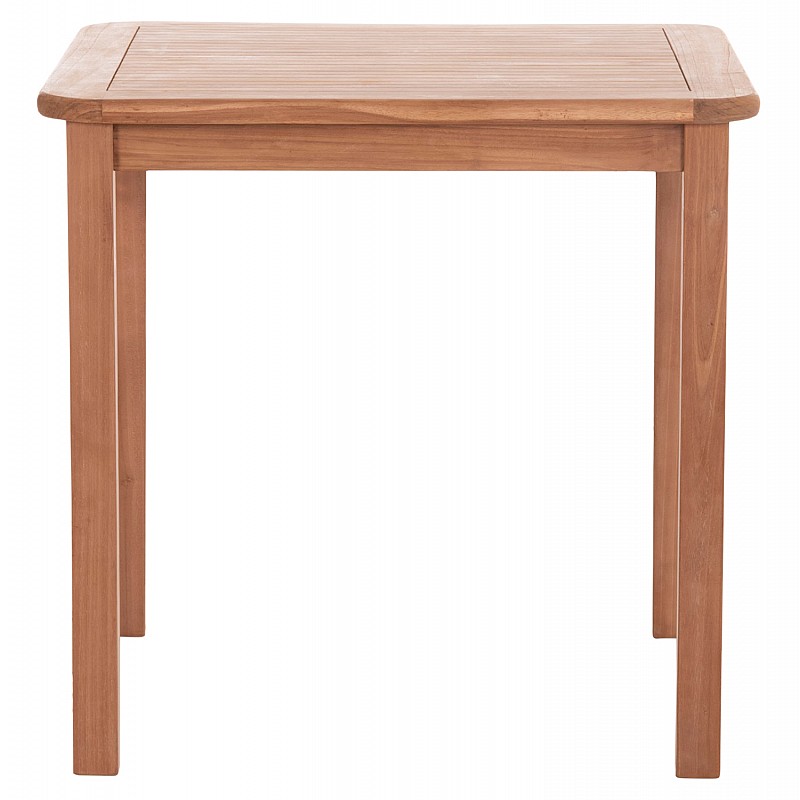 ΤΡΑΠΕΖΙ ΤΕΤΡΑΓΩΝΟ PRESSCOT HM18122 ΞΥΛΟ TEAK--ΦΥΣΙΚΟ 80x80x76Υεκ.