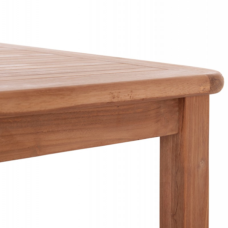 ΤΡΑΠΕΖΙ ΤΕΤΡΑΓΩΝΟ PRESSCOT HM18122 ΞΥΛΟ TEAK--ΦΥΣΙΚΟ 80x80x76Υεκ.