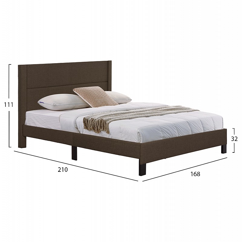 ΚΡΕΒΑΤΙ TRILLOP HM666.13 ΚΑΦΕ ΥΦΑΣΜΑ ΓΙΑ ΣΤΡΩΜΑ 160X200εκ. ΚΡΕΒΑΤΙ TRILLOP HM666.13 ΚΑΦΕ ΥΦΑΣΜΑ ΓΙΑ ΣΤΡΩΜΑ 160X200εκ.