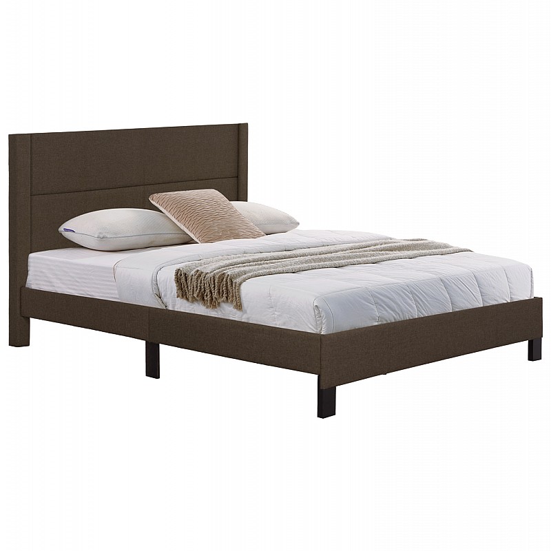 ΚΡΕΒΑΤΙ TRILLOP HM666.13 ΚΑΦΕ ΥΦΑΣΜΑ ΓΙΑ ΣΤΡΩΜΑ 160X200εκ. ΚΡΕΒΑΤΙ TRILLOP HM666.13 ΚΑΦΕ ΥΦΑΣΜΑ ΓΙΑ ΣΤΡΩΜΑ 160X200εκ.