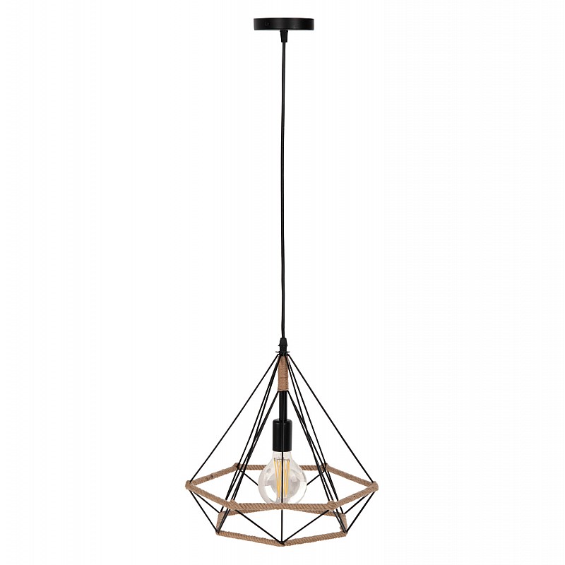 ΦΩΤΙΣΤΙΚΟ ΟΡΟΦΗΣ ΚΡΕΜΑΣΤΟ HM4062 ΜΕΤΑΛΛΟ ΜΑΥΡΟ-ΣΧΟΙΝΙ 33x37x128Υεκ.