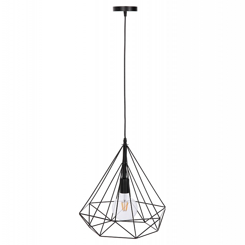 ΦΩΤΙΣΤΙΚΟ ΟΡΟΦΗΣ ΚΡΕΜΑΣΤΟ HM4064 ΜΑΥΡΟ ΜΕΤΑΛΛΙΚΟ ΚΑΠΕΛΟ 32x37x128Yεκ.