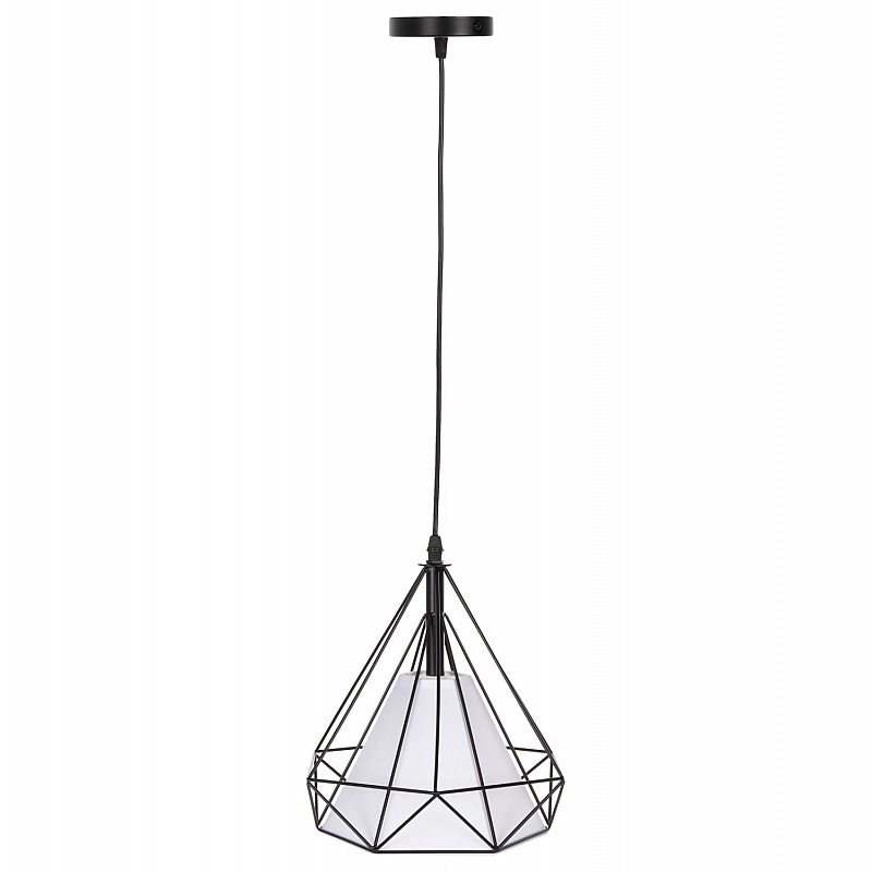 ΦΩΤΙΣΤΙΚΟ ΟΡΟΦΗΣ ΚΡΕΜΑΣΤΟ HM4065 ΜΑΥΡΟ ΜΕΤΑΛΛΙΚΟ ΚΑΠΕΛΟ-ΛΕΥΚΟ ΚΑΛΥΜΜΑ ΛΑΜΠΤΗΡΑ 25x25x125Y εκ.