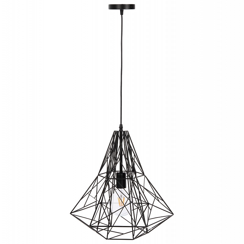 ΦΩΤΙΣΤΙΚΟ ΟΡΟΦΗΣ ΚΡΕΜΑΣΤΟ HM4068 ΜΑΥΡΟ ΜΕΤΑΛΛΙΚΟ ΚΑΠΕΛΟ 40x35x130Υεκ.