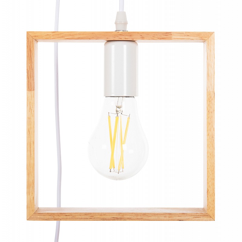 ΦΩΤΙΣΤΙΚΟ ΟΡΟΦΗΣ ΚΡΕΜΑΣΤΟ ΤΡΙΦΩΤΟ HM4072 ΞΥΛΙΝΑ ΓΕΩΜΕΤΡΙΚΑ ΣΧΗΜΑΤΑ