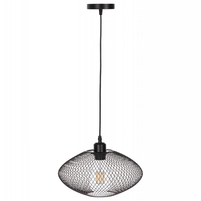 ΦΩΤΙΣΤΙΚΟ ΟΡΟΦΗΣ ΚΡΕΜΑΣΤΟ HM4094 ΜΑΥΡΟ ΔΙΚΤΥΩΤΟ ΜΕΤΑΛΛΙΚΟ ΚΑΠΕΛΟ Φ30x125Υεκ.