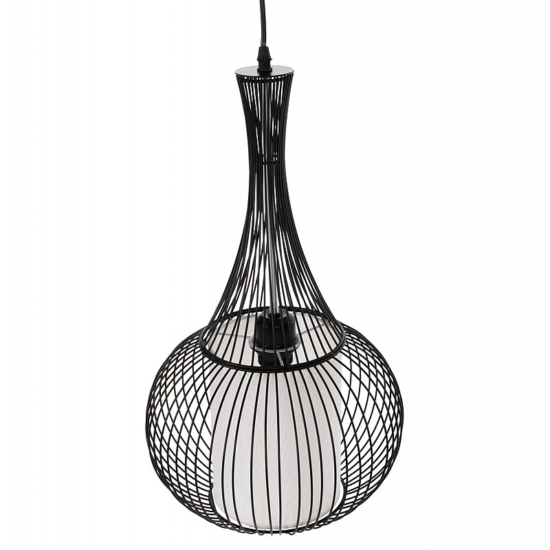 ΦΩΤΙΣΤΙΚΟ ΟΡΟΦΗΣ ΚΡΕΜΑΣΤΟ HM4132 ΜΑΥΡΟ ΜΕΤΑΛΛΙΚΟ Φ30x50Υεκ.