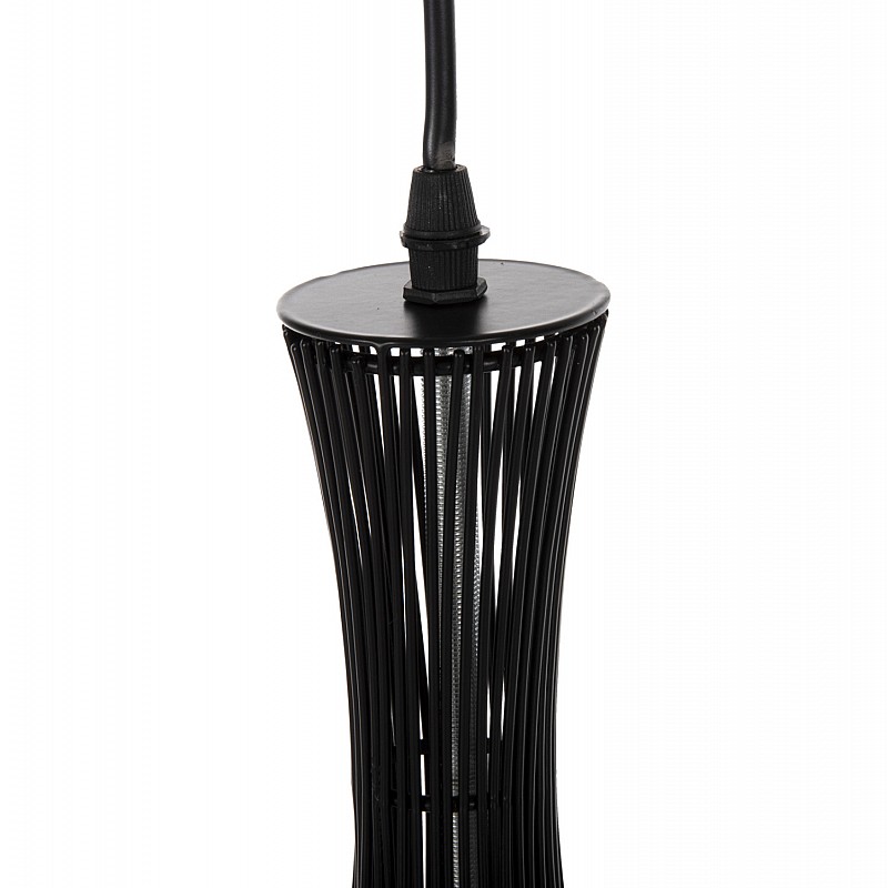 ΦΩΤΙΣΤΙΚΟ ΟΡΟΦΗΣ ΚΡΕΜΑΣΤΟ HM4132 ΜΑΥΡΟ ΜΕΤΑΛΛΙΚΟ Φ30x50Υεκ.