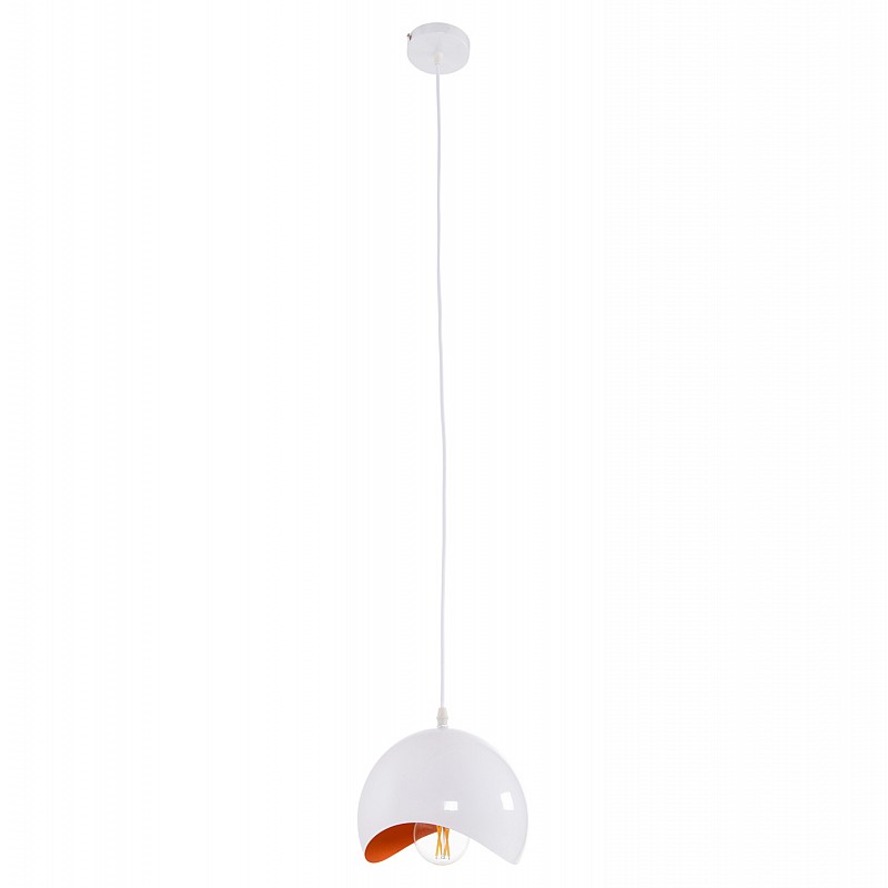 ΦΩΤΙΣΤΙΚΟ ΟΡΟΦΗΣ ΚΡΕΜΑΣΤΟ HM4165.02 ΜΕΤΑΛΛΙΚΗ ΣΦΑΙΡΑ ΛΕΥΚΟ-ΠΟΡΤΟΚΑΛΙ Φ20x118Υεκ.