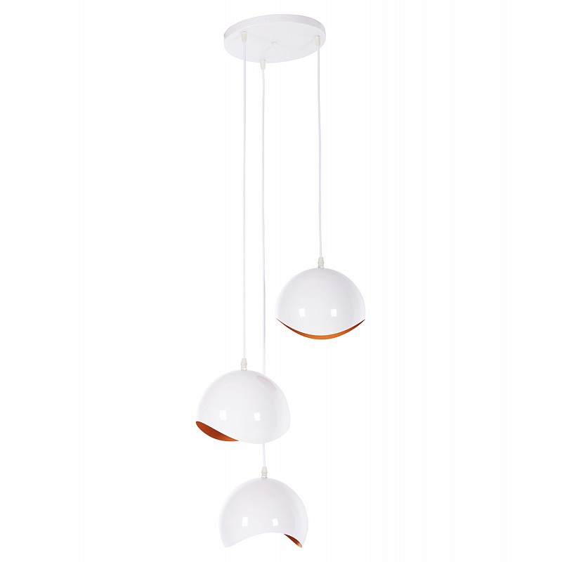 ΦΩΤΙΣΤΙΚΟ ΟΡΟΦΗΣ 3-ΦΩΤΟ HM4166.02 ΜΕΤΑΛΛΙΚΕΣ ΣΦΑΙΡΕΣ ΛΕΥΚΟ-ΠΟΡΤΟΚΑΛΙ Φ20x112Υ