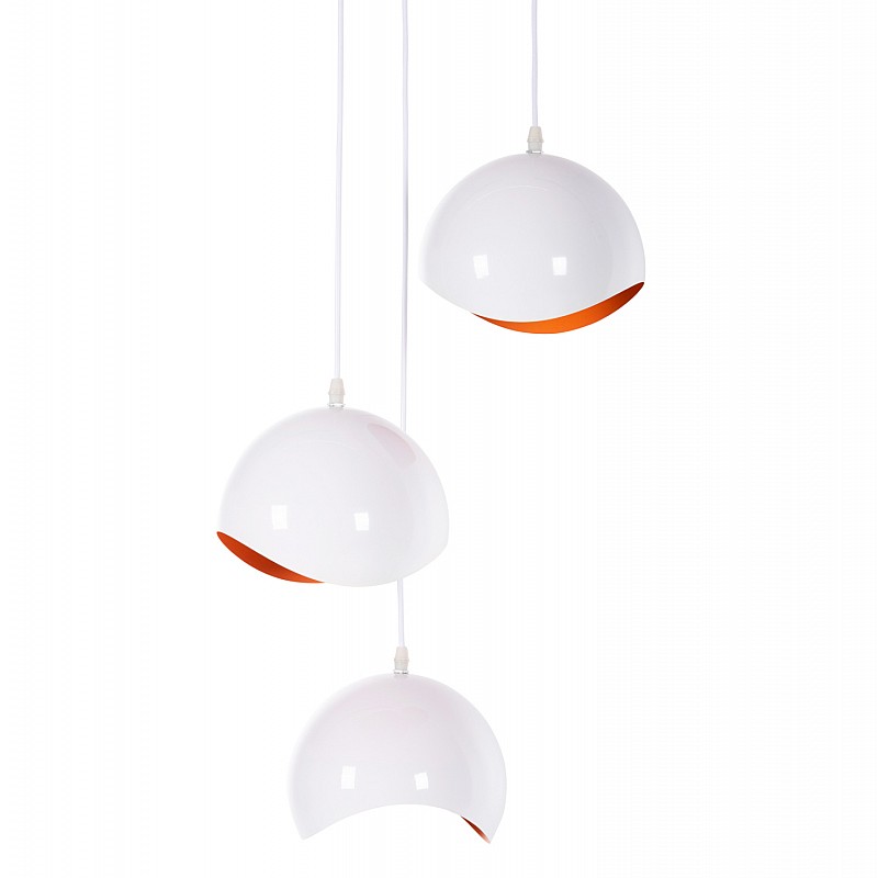 ΦΩΤΙΣΤΙΚΟ ΟΡΟΦΗΣ 3-ΦΩΤΟ HM4166.02 ΜΕΤΑΛΛΙΚΕΣ ΣΦΑΙΡΕΣ ΛΕΥΚΟ-ΠΟΡΤΟΚΑΛΙ Φ20x112Υ