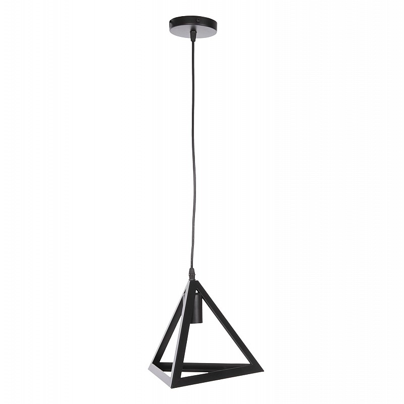 ΦΩΤΙΣΤΙΚΟ ΟΡΟΦΗΣ ΚΡΕΜΑΣΤΟ HM4181 ΜΑΥΡΟ ΜΕΤΑΛΛΙΚΟ ΚΑΠΕΛΟ ΠΥΡΑΜΙΔΑ 15x15x125Υεκ.