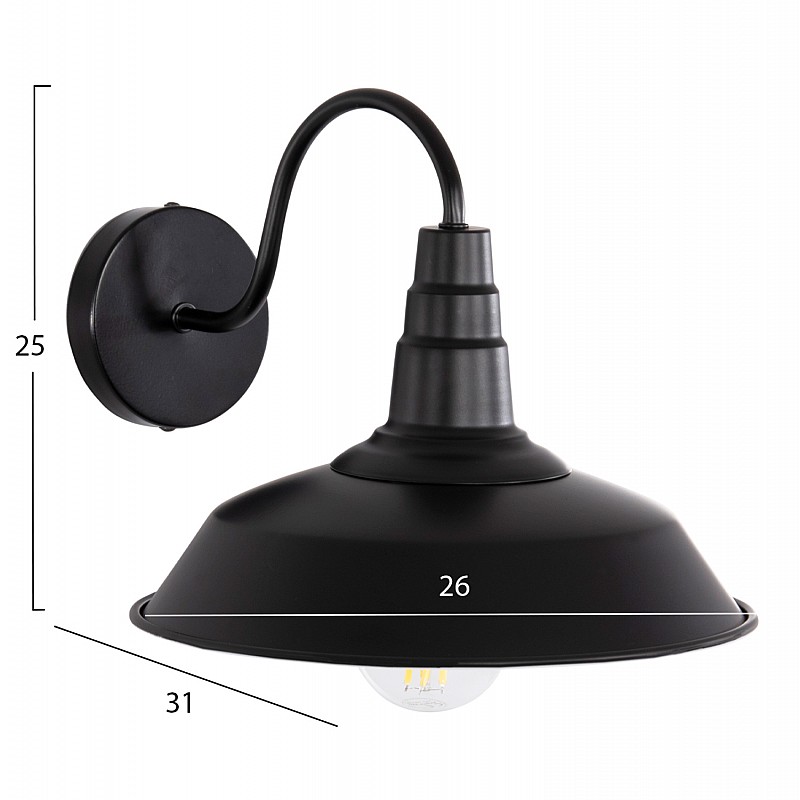 ΑΠΛΙΚΑ ΤΟΙΧΟΥ DONO HM4478 ΜΕΤΑΛΛΟ ΣΕ ΜΑΥΡΟ 26x31x25Υεκ. ΑΠΛΙΚΑ ΤΟΙΧΟΥ DONO HM4478 ΜΕΤΑΛΛΟ ΣΕ ΜΑΥΡΟ 26x31x25Υεκ.