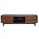 ΕΠΙΠΛΟ ΤΗΛΕΟΡΑΣΗΣ VEEN HM9741 MDF ΜΕ ΚΑΠΛΑΜΑ ΚΑΡΥΔΙΑΣ-ΚΑΡΥΔΙ&ΣΚΟΥΡΟ ΓΚΡΙ 170x40x50Υ