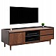 ΕΠΙΠΛΟ ΤΗΛΕΟΡΑΣΗΣ VEEN HM9741 MDF ΜΕ ΚΑΠΛΑΜΑ ΚΑΡΥΔΙΑΣ-ΚΑΡΥΔΙ&ΣΚΟΥΡΟ ΓΚΡΙ 170x40x50Υ