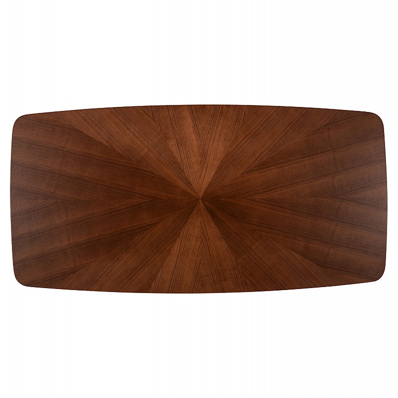 ΤΡΑΠΕΖΙ ΤΡΑΠΕΖΑΡΙΑΣ RINER ΟΡΘΟΓΩΝΙΟ HM9745 MDF ΜΕ ΚΑΠΛΑΜΑ ΚΑΡΥΔΙΑΣ 180x90x76εκ.