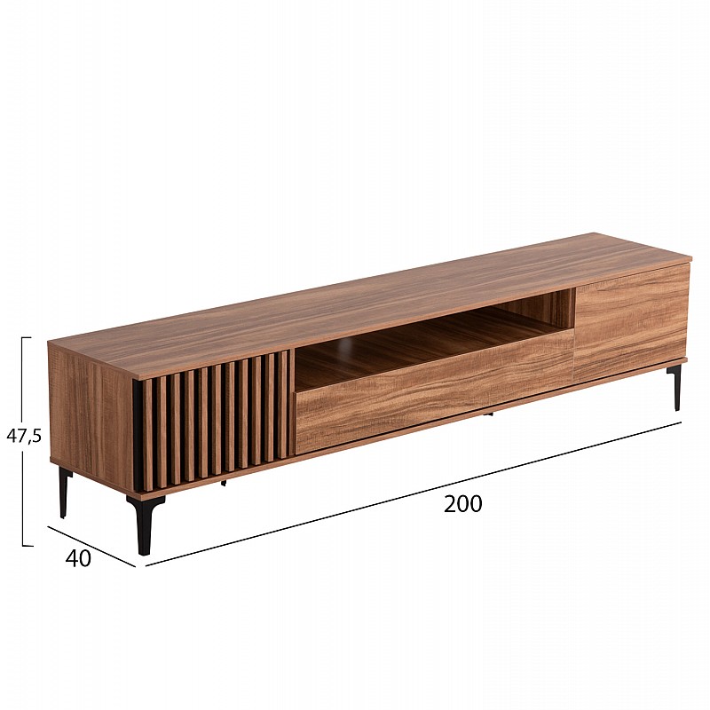 ΕΠΙΠΛΟ ΤΗΛΕΟΡΑΣΗΣ ΣΕΙΡΑ HARRY HM18008.01 ΜΕΛΑΜΙΝΗ ΦΥΣΙΚΟ ΞΥΛΟΥ-ΜΑΥΡΟ 200x40x47,5Υεκ. ΕΠΙΠΛΟ ΤΗΛΕΟΡΑΣΗΣ ΣΕΙΡΑ HARRY HM18008.01 ΜΕΛΑΜΙΝΗ ΦΥΣΙΚΟ ΞΥΛΟΥ-ΜΑΥΡΟ 200x40x47,5Υεκ.