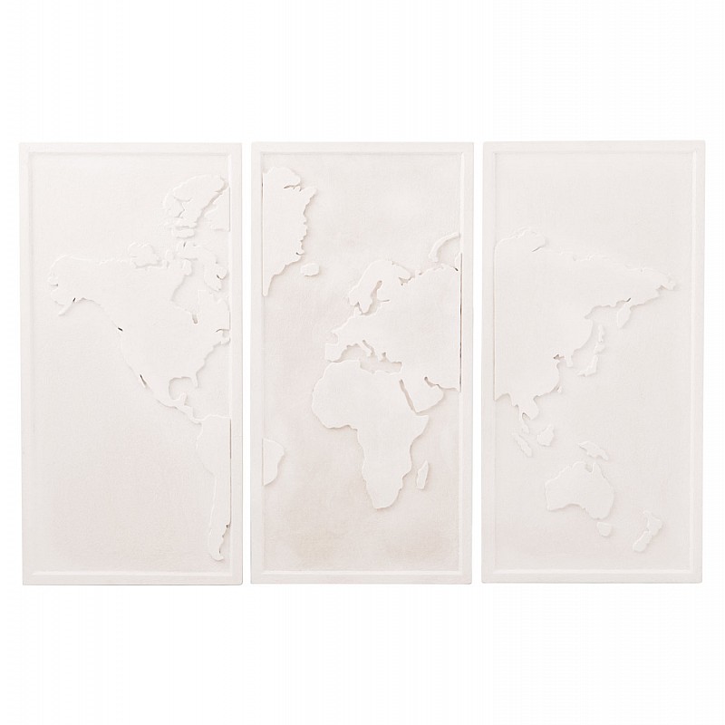ΠΙΝΑΚΑΣ 3-ΠΤΥΧΟΣ WORLD MAP SANTORINI HM4504 MDF ΣΕ ΥΠΟΛΕΥΚΟ ΧΡΩΜΑ 180x4(πάχος)x120Υεκ. ΠΙΝΑΚΑΣ 3-ΠΤΥΧΟΣ WORLD MAP SANTORINI HM4504 MDF ΣΕ ΥΠΟΛΕΥΚΟ ΧΡΩΜΑ 180x4(πάχος)x120Υεκ.